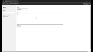 CS50 Project1 Wiki Submission