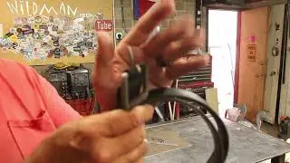 Fixing a broken belt buckle.