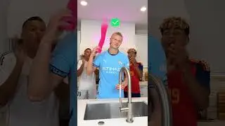 Mbappé & Yamal FAILED the Water Challenge… Haaland Did It Like a Boss 💦😎 