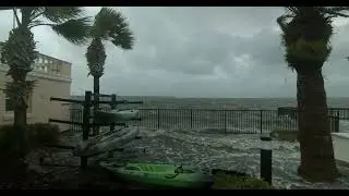 FREE Video Stock 4K – Hurricane Nicole 2022 Footage Bell Riverside Flooding Jacksonville FL