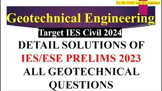 IES Civil Engineering || IES/ESE 2023 PRELIMS || IES PREVIOUS YEAR QUESTIONS | PYQ | IES/ESE Civil