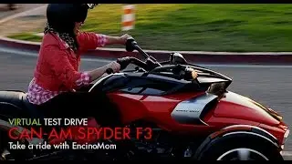 2015 Can-Am Spyder F3 Test Drive with Host Lisa Keating