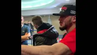 😂Гаджимурад Хирамагомедов после боя на 
