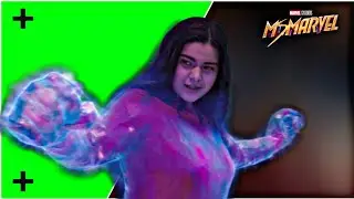 Ms. Marvel Hand effect Overlay | Ms. Marvel Hand effect Black screen | Ms. Marvel Green Screen