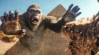 Godzilla x Kong: The New Empire Clip - Godzilla Attacks Kong in Egypt (2024)