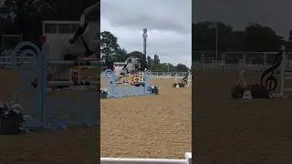 British show jumping national championship ❤️💙🤭 #equestrain #equine #horse #horseriding #viral