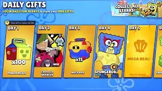 DAILY CLANCY FREE GIFTS!🎁POWER MEALS🔥 BRAWL STARS UPDATE!!