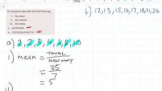 Statistics: Finding a value from a given mean