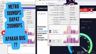 Metro 100Mbps dapat 200Mbps , apakah ini BUG ??