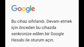 Smsung Galaxy A10s Google Bypss-Bu Cihaz Sıfırlandı Devam Edebilmek İçin E posta ve Şifrenizi Girin!
