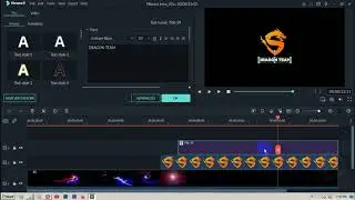 Edit Intro template in wondershare Filmora 9