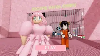 Roblox ANYA PRISON RUN OBBY (FIRST PERSON OBBY!) #roblox #scaryobby
