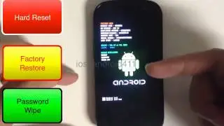 How to Hard Reset Factory Restore Password Wipe the Samsung Galaxy Nexus S by Sprint Tutorial