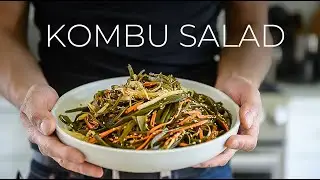 SUPER CRUNCHY Japanese style Seaweed (Kombu) Salad Recipe