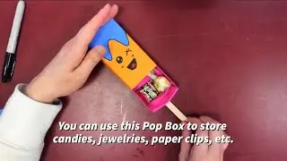 Arts & Crafts: Pop (Popsicle) Box Storage