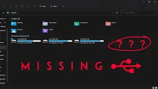 Fix USB Not Showing/Detecting (Damaged By Rufus)