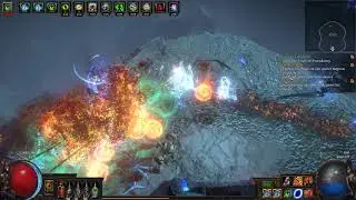 Path Of Exile - Harvest League - HC SSF - Harbinger Map Boss Fight