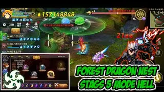 STAGE 5 || FOREST DRAGON NEST Mode Hell - Dragon Nest Mobile
