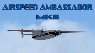 Landing the Airspeed Ambassador MKII at Exeter Airport in FSX
