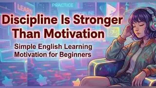 Discipline Is Stronger Than Motivation | Simple English Learning Motivation for Beginners
