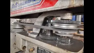 A close look at my Qualters and Smith QDM-750 floor standing pillar drill (FOR SALE)