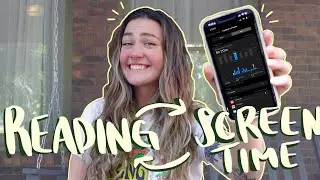 swapping screen time for reading😅VLOG✨