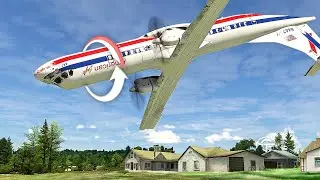 Deadly ICE Kills Again! ATR 72 Crashes Inverted Mid-Flight
