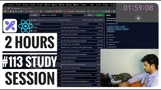 #113 Study with me | 2 hour | #codingjourney #react