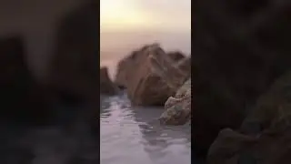 Pokus v programu Blender 3D o simulaci oceánu/moře