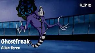 Ghostfreak transformation BEN 10 (Alien Force)