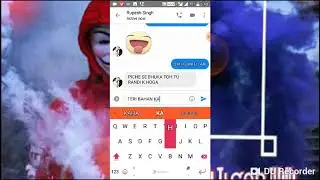 (RUPESH) CHOTI NALI KE😂KIDE BAAP KA VIDEO BANAYNGA TU 😅CP TATTE PAHLE TYP KARNA. SIKH 😛😂
