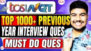 Crack TCS NQT 2025 Interview with 1000+ Must-Know Questions! Ninja, Digital, Prime!🔥