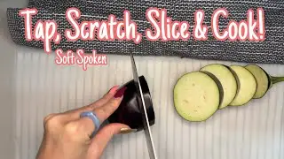 ASMR * Fast Tap/Scratching on Ingredients * Eggplant Parmesan * Soft Spoken * ASMRVilla