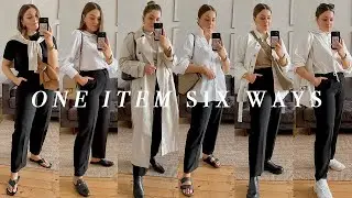 Six Outfits I Already Own | Styling Black Trousers | I Covet Thee