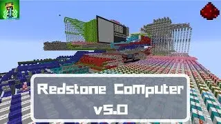 [Minecraft Computer Engineering] - Quad-Core Redstone Computer v5.0 [12k sub special!]