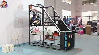 🏀 Coin-Operated Basketball Dream Machine with Lights – Let the Games Begin!