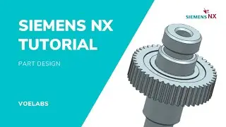Tutorial How to Build Gear Shaft using Revolve Command in Siemens NX