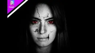 Cara Mengedit Foto dg Effek Retak || Picsart Editing Tutorial