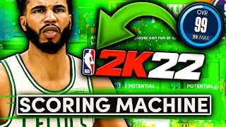 BEST JAYSON TATUM BUILD 2K22 NEXT GEN! | AMAZING SCORING MACHINE BUILD NBA 2K22!