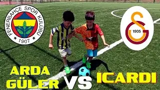 KUÇÜK İCARDİ VS ARDA GÜLER FUTURE STARS PART 2 (FOOTBALL PLAYER TWINS) YUSUF AND YUNUS