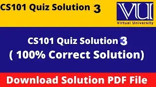 CS101 Quiz 3 solution 2022 fall 2022 