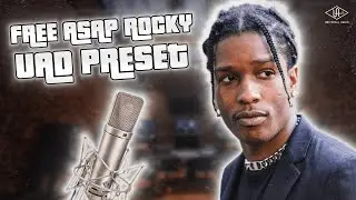How To RECORD VOCALS Like A$AP Rocky 🤩 FREE Preset UAD Console