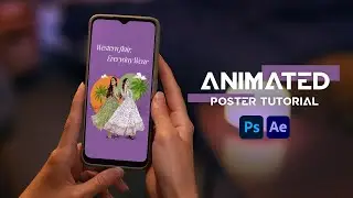 Motion Graphic Social Media Poster in After Effects - हिंदी