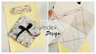 How to make index page/ Index design for project / How to make index in project file/ School project