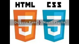 HTML CSS Kodlama Dersi | Duyuru Panosu Nasıl Yapılır?