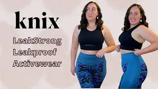 Knix LeakStrong Leakproof Activewear Review and Try On | Period Proof Leggings