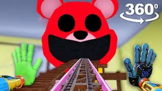 Cute Smiling Critters Ride Roller Coaster in VR! (Poppy 3 360)