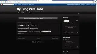 How to get Tabs (navigation bar) on new blogger templates