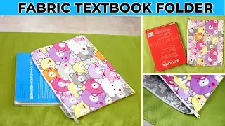 DIY Fabric Textbook Folder