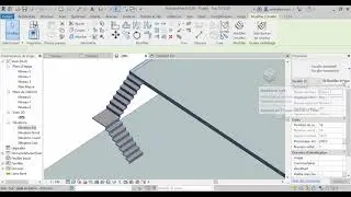 25   Création d'un escalier et modifications aux contre marches et garde corps vitré